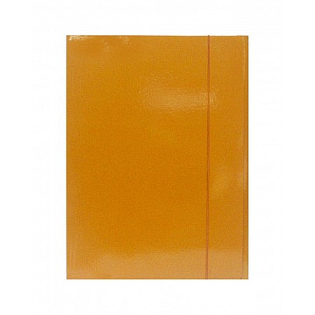 Mape din carton si plastic - Mapa cu elastic Fornax A4 carton portocaliu