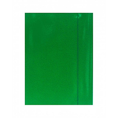 Mape din carton si plastic - Mapa cu elastic Fornax A4 carton verde