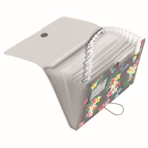 Organizare si arhivare - MAPA A4 EOTG PP EXPANDABILA 12 COMPARTIMENTE LADYLIKE BUTTERFLIES