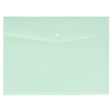 Mape din carton si plastic - Mapa din plastic A4 cu buton Deli vernil