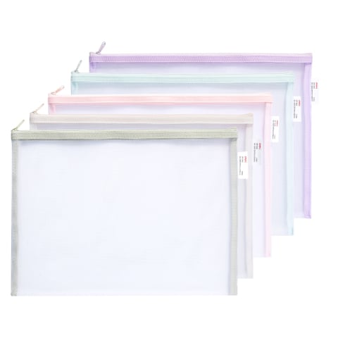 Mape din carton si plastic - Mapa protectie poliester, inchidere cu fermoar, A4 Deli