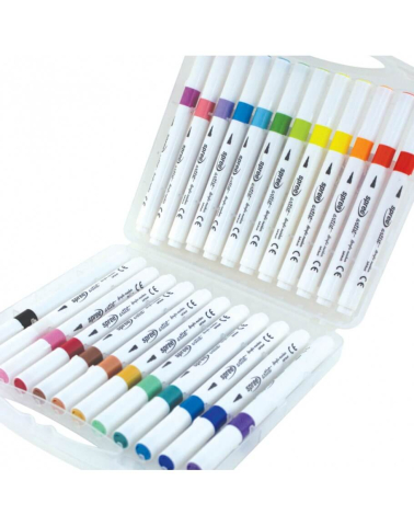 Marker acrilic cu varf pensula 24 culori Spree [1]