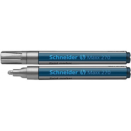 Markere cu vopsea - Marker cu vopsea Schneider 270 argintiu