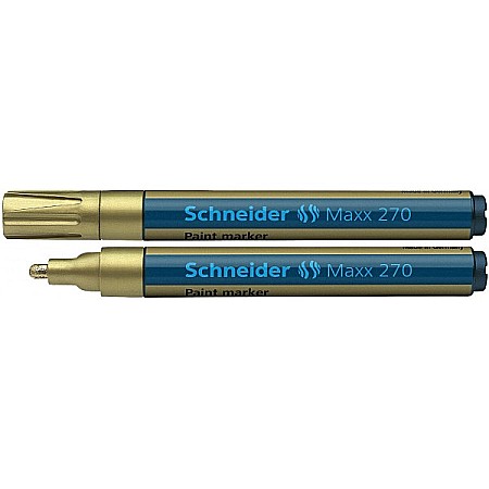 Markere cu vopsea - Marker cu vopsea Schneider 270 auriu