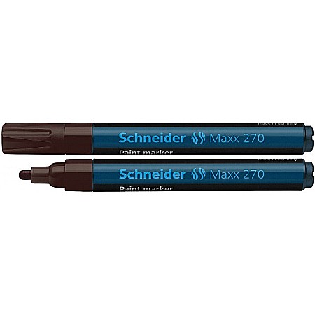 Markere cu vopsea - Marker cu vopsea Schneider 270 maro