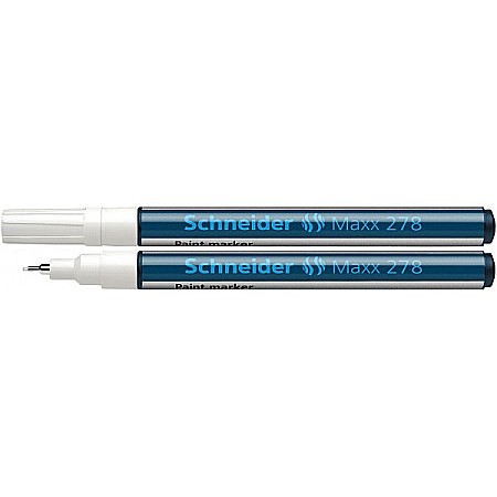 Markere cu vopsea - Marker cu vopsea Schneider 278 alb