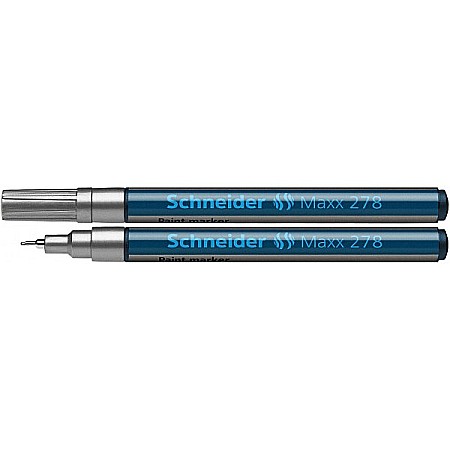Markere cu vopsea - Marker cu vopsea Schneider 278 argintiu