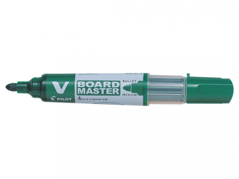 Flipchart-uri - marker-whiteboard-verde-varf-rotund-vboard-pilot