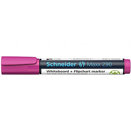 Flipchart-uri - Marker pentru tabla alba/whiteboard Schneider 290 roz