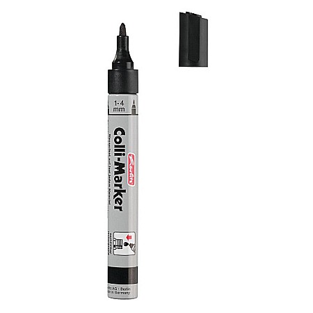 Markere permanente - Marker permanent Herlitz Colli negru