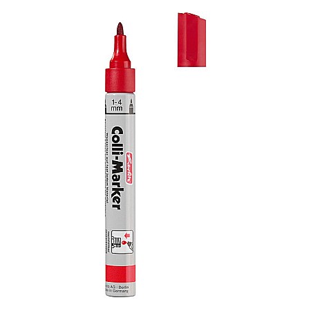 Markere permanente - Marker permanent Herlitz Colli rosu