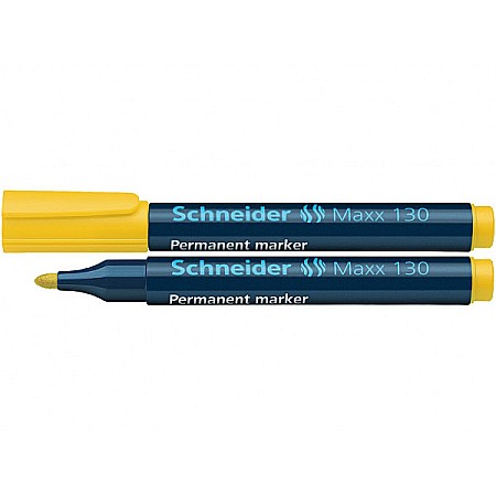 Markere permanente - Marker permanent Schneider 130 galben