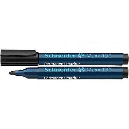 Markere permanente - Marker permanent Schneider 130 negru