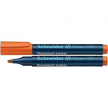 Markere permanente - Marker permanent Schneider 130 portocaliu