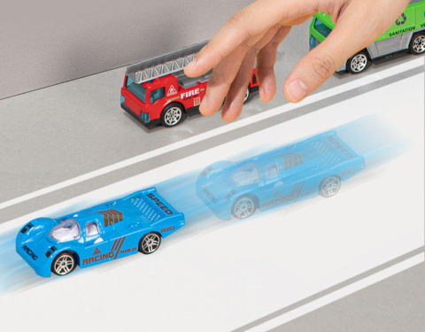 Masinuta Racing Metal Deli - 6 Modele Sport pentru Copii 3+ Ani [3]