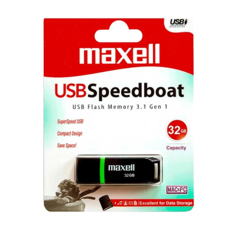 Accesorii IT - Memorie USB Maxell Speedboat USB 2.0 – 32GB