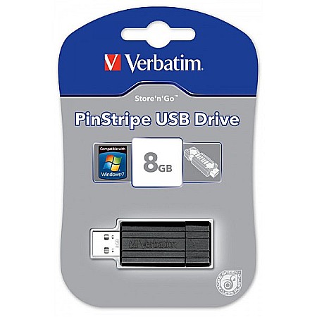 Memorii USB - Memorie USB Verbatim Pinstripe 8GB