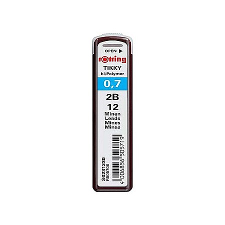 Instrumente de scris - Mine creion mecanic Rotring Tikky - 0.7 mm 2B