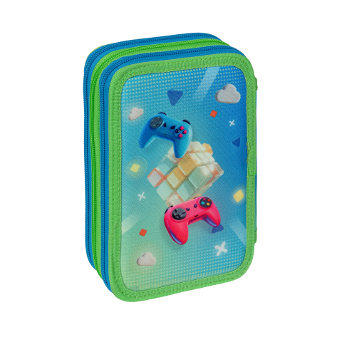 Penar echipat Pelikan 43 piese, 3 fermoare, design Emoji [3]