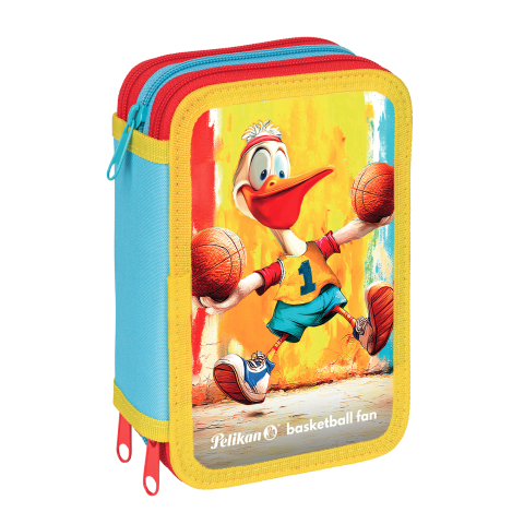 Penare - Penar echipat Pelikan Mascotte - 43 piese, 3 fermoare