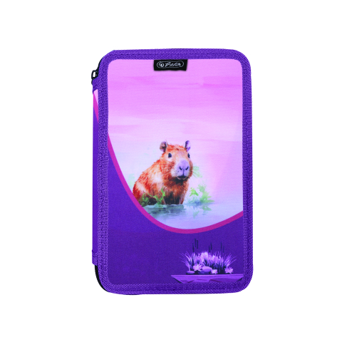 Penare - Penar neechipat 2 fermoare 20 x 13 x 4.5M cm Herlitz Capy