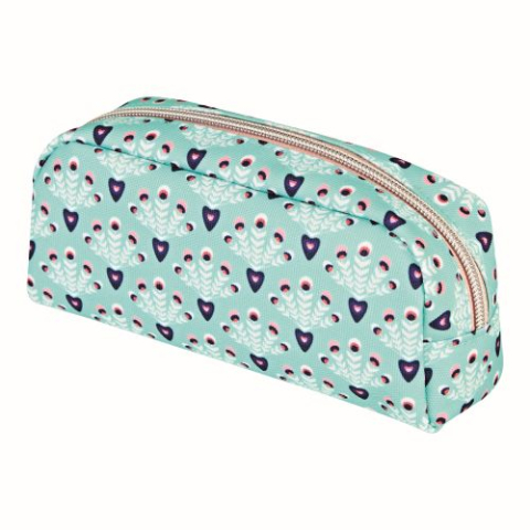 Penare - Penar tip etui 1 compartiment Herlitz Fancy Peacock