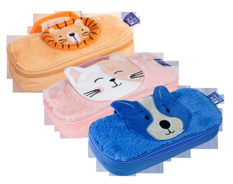 Penare - Penar etui dreptunghiular Oxford Animal Besties, modele asortate