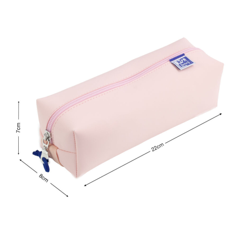 Penar etui dreptunghiular Oxford Kangoo Live & Go, 22 x 8 x 7 cm, roz [3]