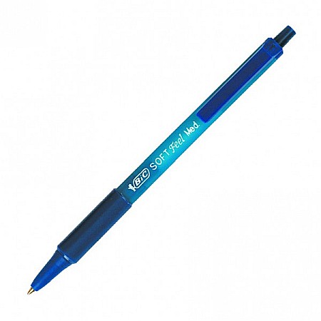Pixuri cu mecanism - Pix Bic Soft Feel albastru