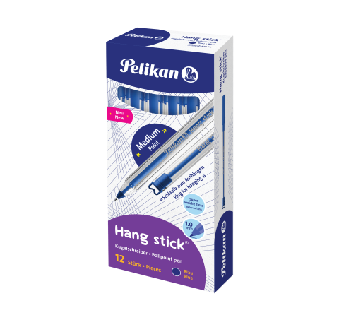 Pixuri fara mecanism - Pix Pelikan Hang Stick 1.0 mm albastru