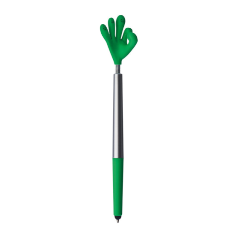 Pix stylus cu mana flexibila antistres - OK Smiley, verde [0]