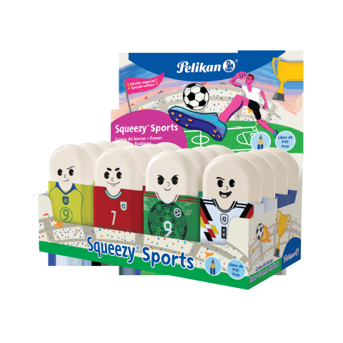 RADIERA SQUEEZY SPORTS MOTIVE ASORTATE FOTBAL DISPLAY [1]