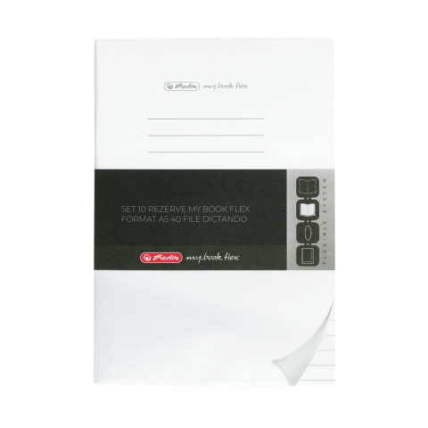 Caiete My.Book Flex - REZERVA MY.BOOK FLEX A5 40F 80G/MP DICTANDO SET10