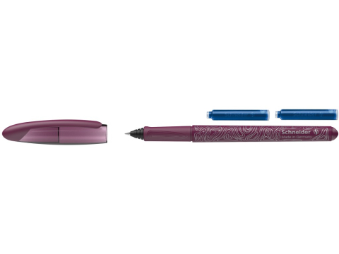 Roller cu cerneala Schneider Opus Bordo – 2 rezerve incluse [1]