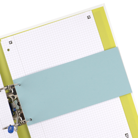 Separatoare - Separatoare carton Oxford 10.5x24cm, 190g, 100 bucati, albastru