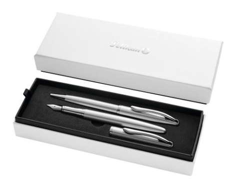 Seturi instrumente de scris - SET JAZZ NOBLE ELEGANCE PIX+STILOU SILVER CUTIE CADOU