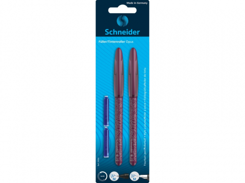 Stilouri - Set stilou + roller Schneider Opus bordo