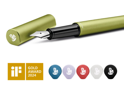 Stilou Pelikan Ineo Elements - Green Oasis, penita M, cutie carton [0]