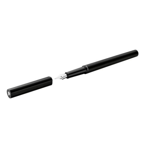 Stilou Pelikan Ineo Elements - Black Rock, penita M, cutie metal [2]