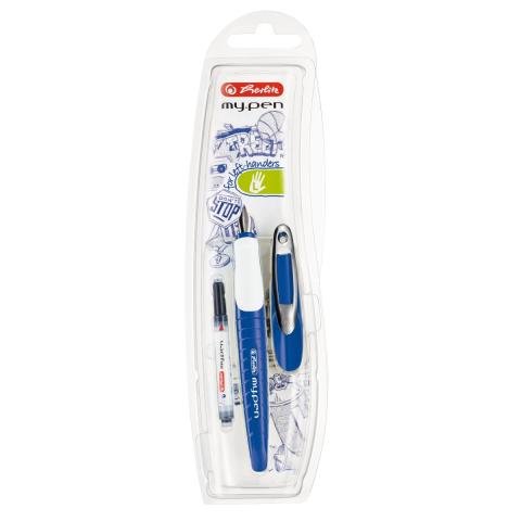 Stilouri - STILOU MY.PEN L STANGACI ALBASTRU/ALB BLISTER