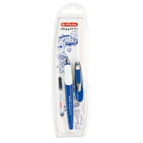 Stilouri - STILOU MY.PEN M ALBASTRU/ ALB BLISTER