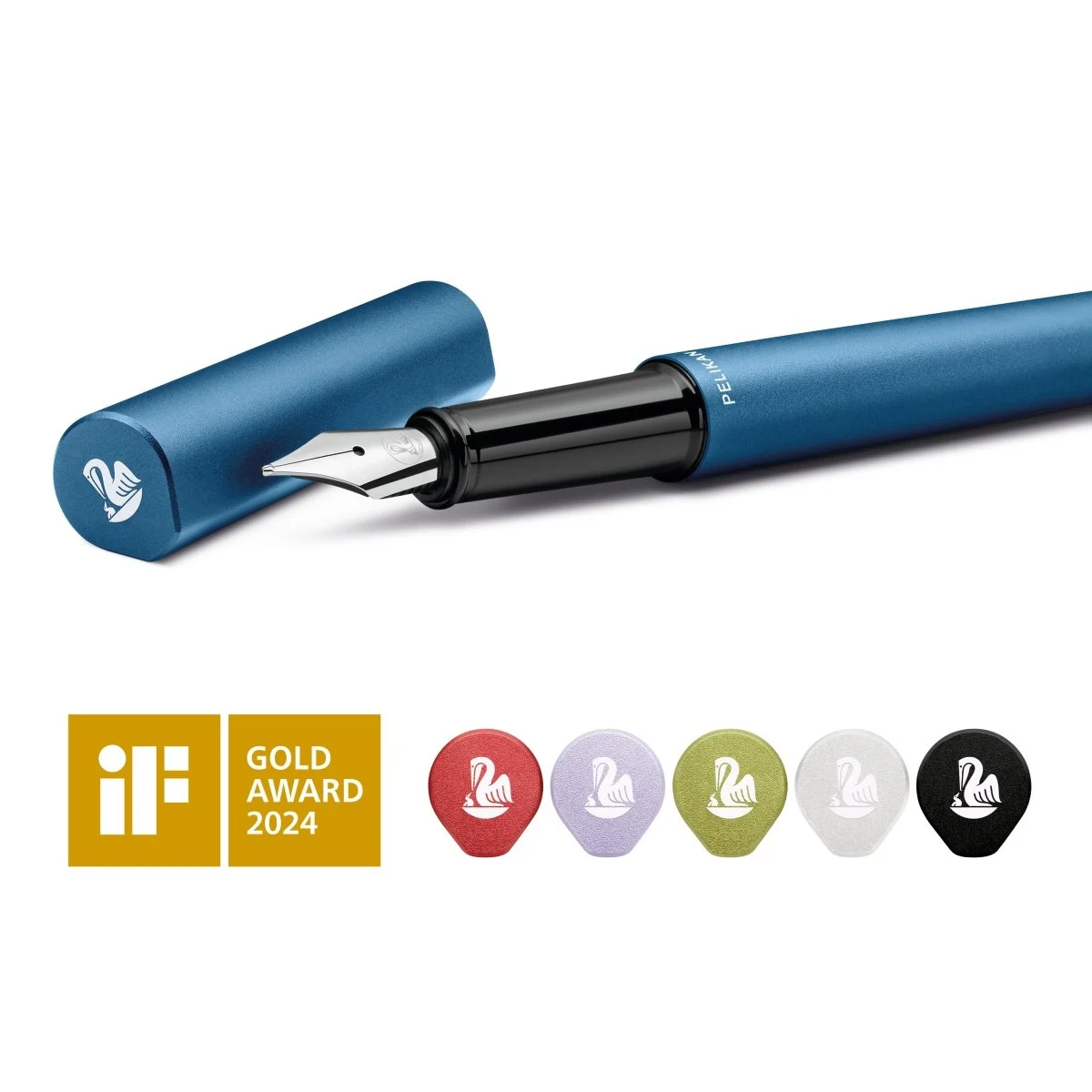 Stilouri - Stilou Pelikan Ineo Elements M Ocean Blue, in cutie de carton