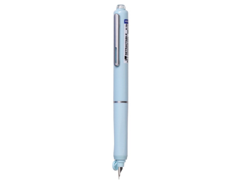 Stilouri - Stilou retractabil Writech corp bleu + 5 patroane cu cerneala albastra