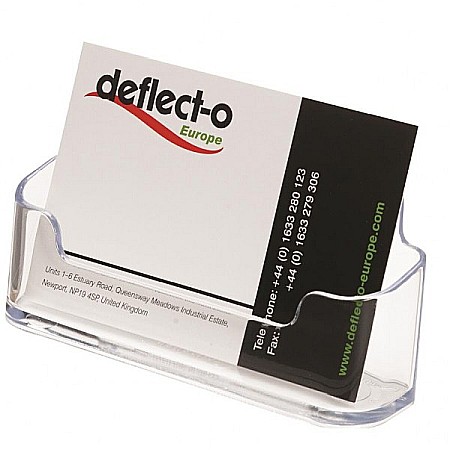 Suporturi pentru carti de vizita - Suport din plastic pentru carti de vizita Deflect-O
