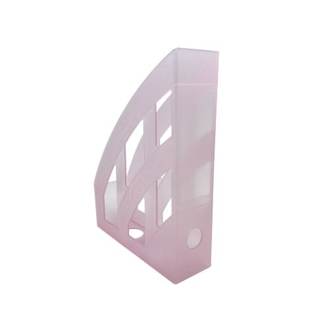 SUPORT DOSARE PLASTIC A4 ROZ TRANSPARENT [1]