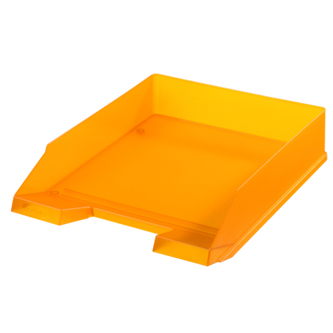 Accesorii pentru birou - TAVITA CORESPONDENTA A4 CLASIC C4 ORANGE TRANSLUCID