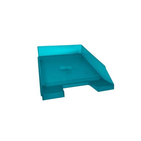 Accesorii pentru birou - TAVITA CORESPONDENTA A4 CLASIC TURCOAZ TRANSLUCID