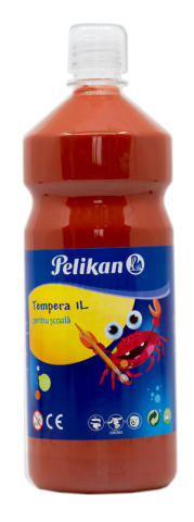 Tempera - Tempera Pelikan 1 litru, maro