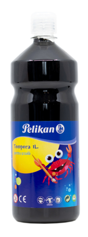 Tempera - Tempera Pelikan 1 litru, negru