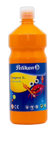 Tempera - Tempera Pelikan 1 litru, portocaliu